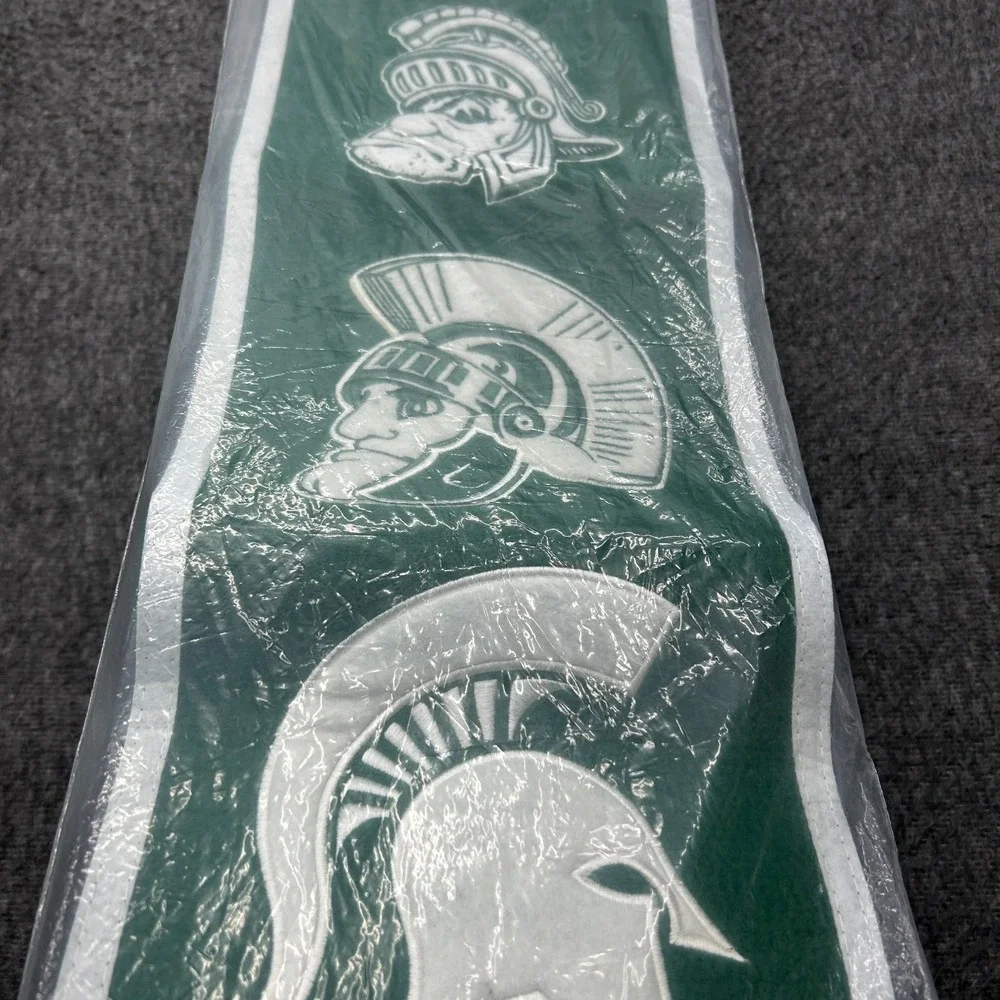 Michigan State Spartans Heritage Banners Wool Sign Decor